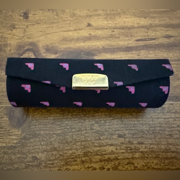 Vintage 90’s Mary Kay Lipstick Holder Black Pink Heart Print NEW! Retro Chic - Picture 11 of 12